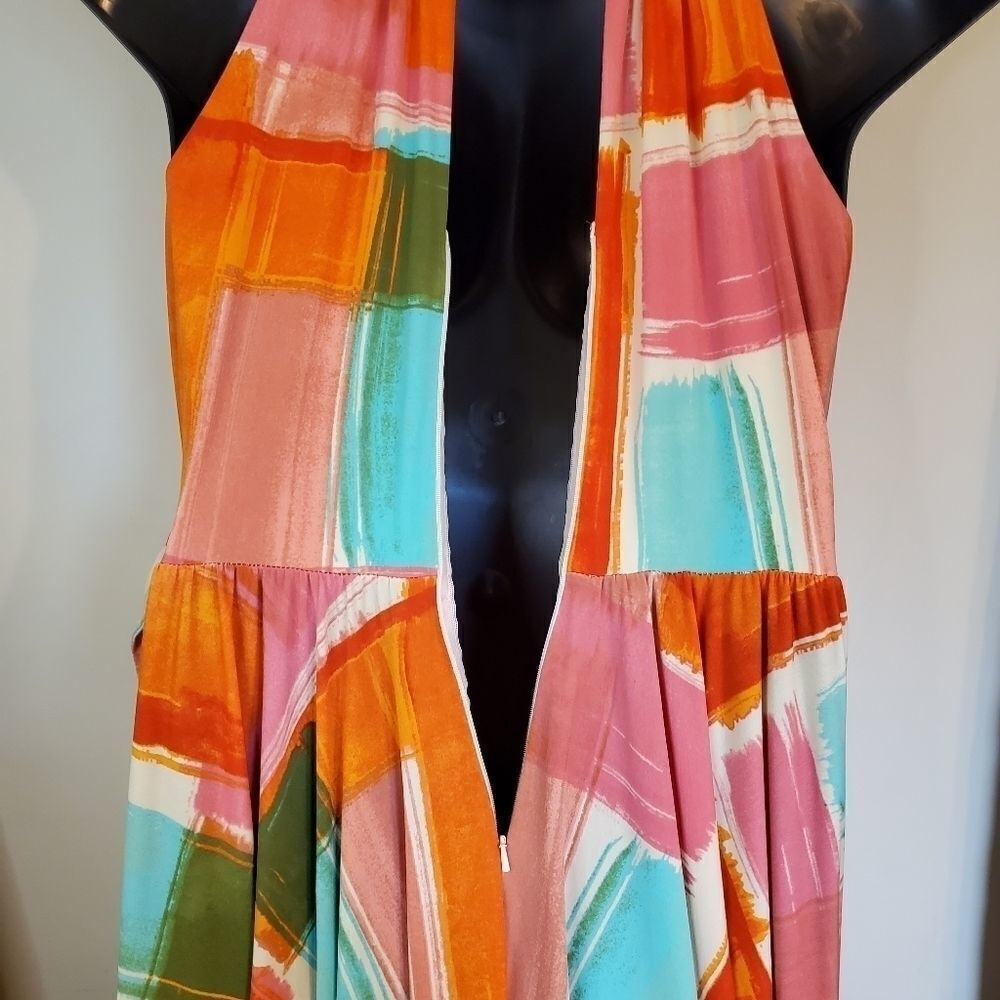 Colorfull Halter Dress - Picture 5 of 11